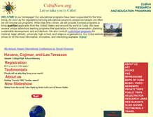 Tablet Screenshot of cubanow.org